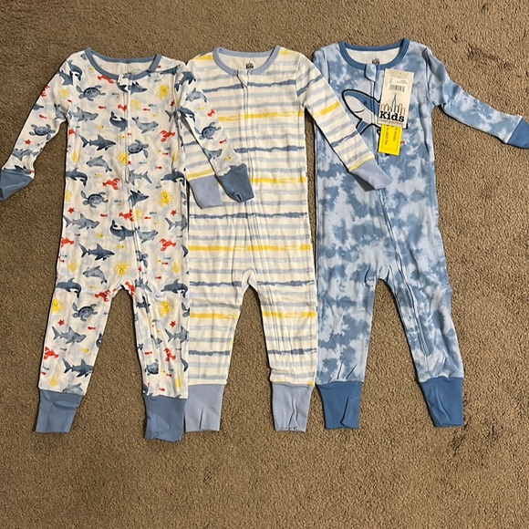Kids Headquarters Other - Baby Boy 3-pack Footless Pajamas 18 months